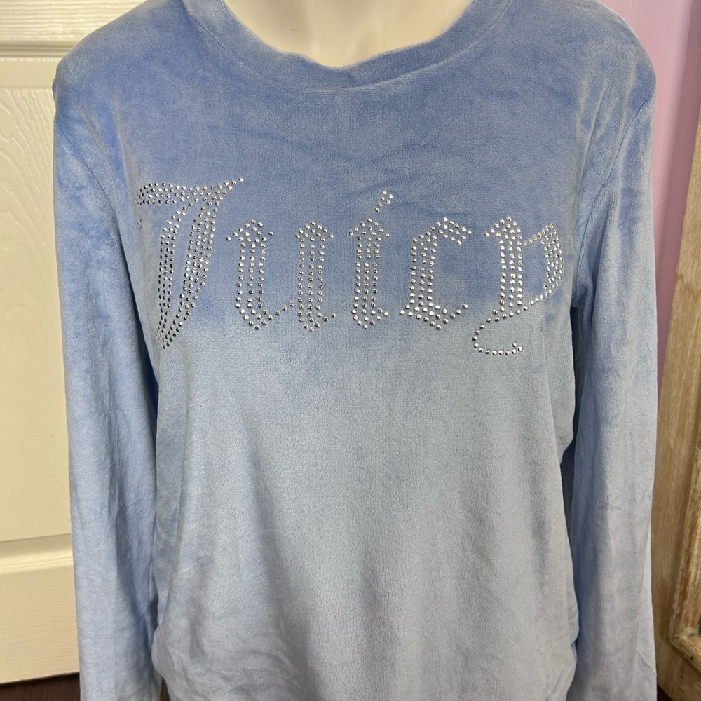 Juicy Couture Light Blue Pajama Top
